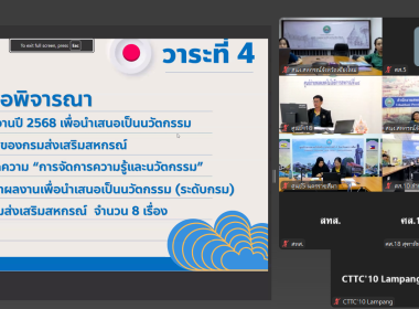 ประชุมคณะทำงานการจัดทำนวัตกรรม (ระดับกรม) ประจำปีงบประมาณ ... พารามิเตอร์รูปภาพ 7
